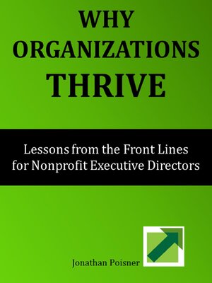 cover image of Why Organizations Thrive